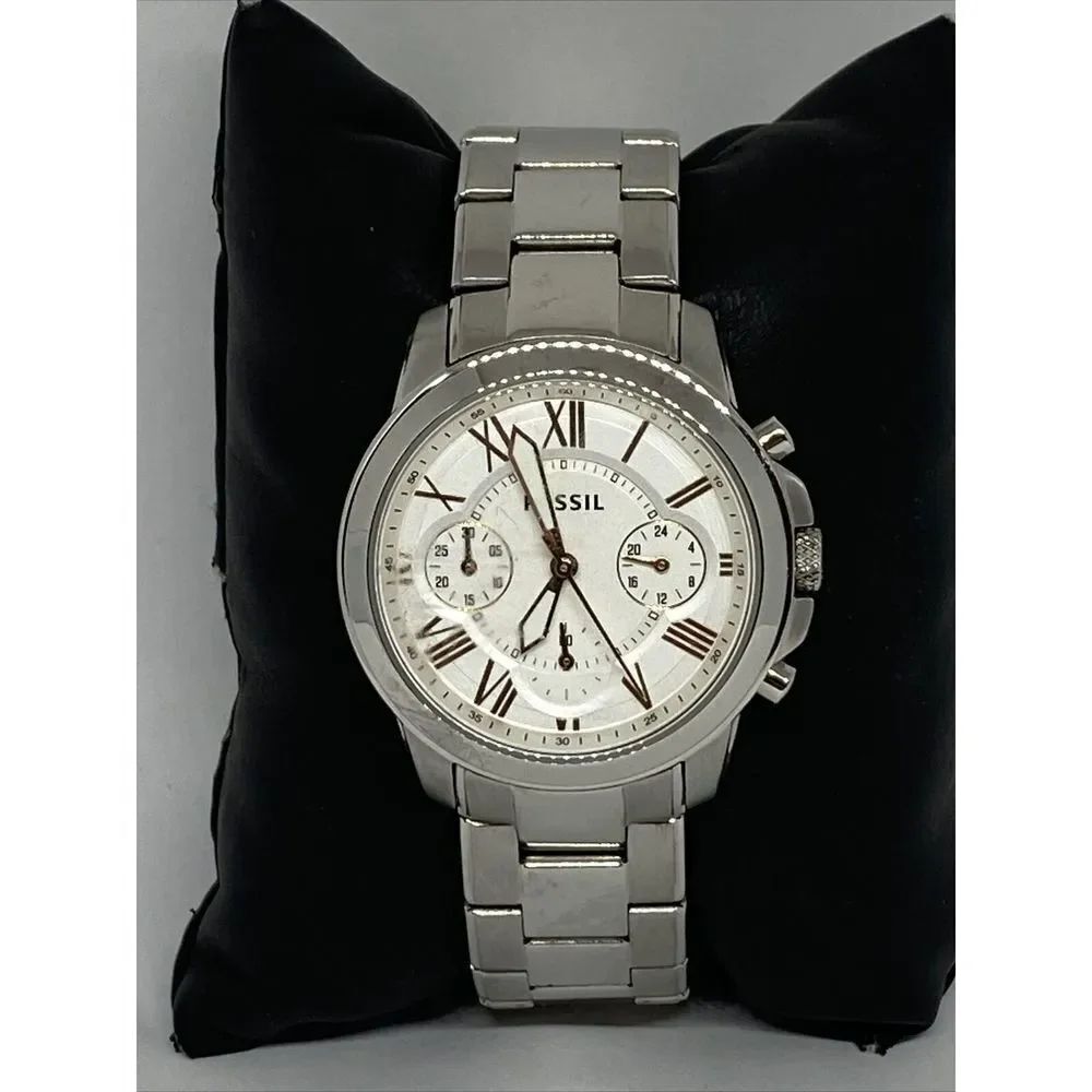Fossil Grant BQ2180 Men's Stainless Steel Analog Dial Quartz Wrist Watch JK771